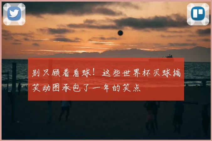 别只顾着看球！这些世界杯买球搞笑动图承包了一年的笑点