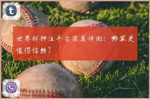世界杯押注平台深度评测:哪家更值得信赖?